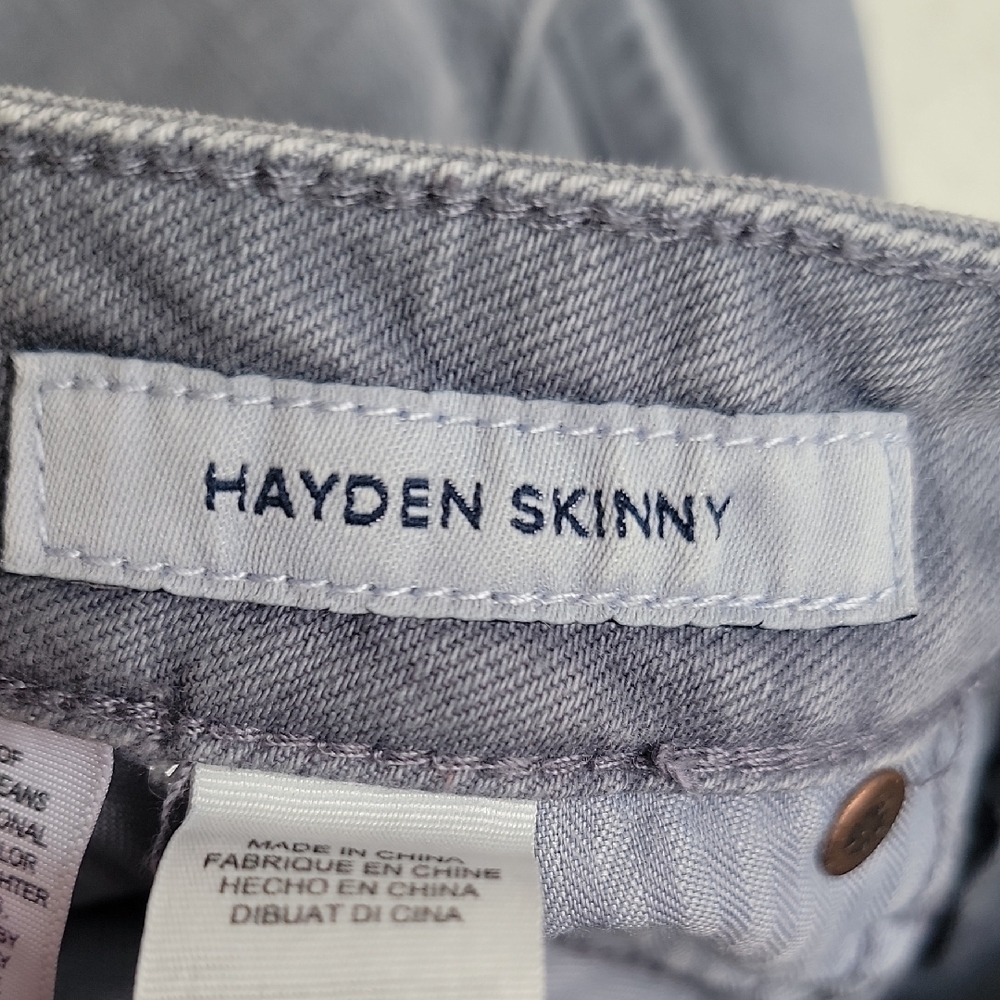 Lucky Brand Size 2/26 Womens Light Gray Hayden Skinny Denim - Picture 10 of 14